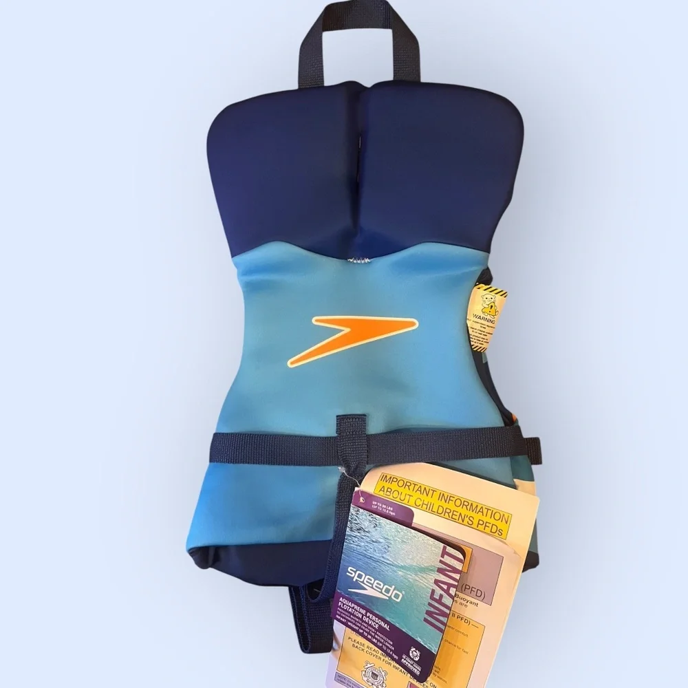NWT Speedo Infant Life Jacket PFD – USCG Approved – Up to 30 lbs -unused